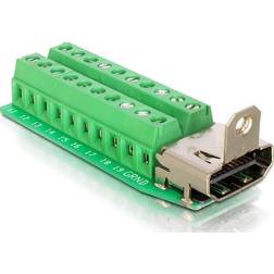 DeLock Adapter HDMI female > Terminal
